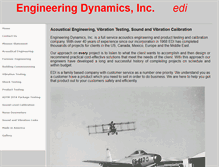 Tablet Screenshot of engdynamics.com